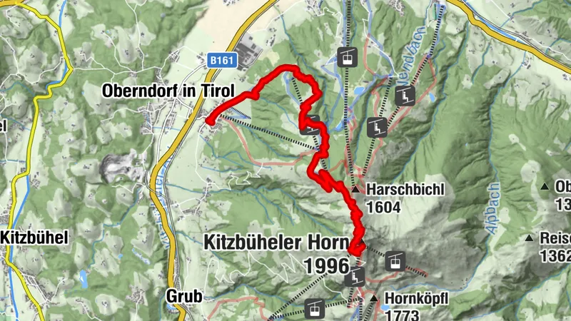 Aufs Kitzbüheler Horn über den Almenweg in Oberndorf