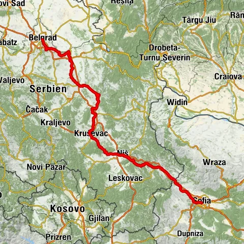 ST4 Sultans Trail Section 4 : Belgrade - Sofia