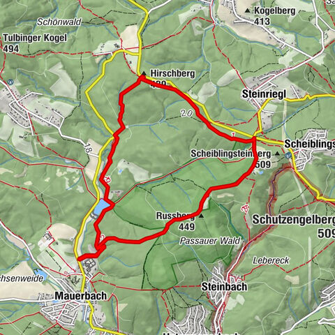 Von Mauerbach zum Hirschberg