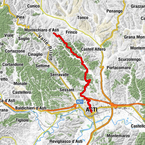 IL GRANDE CAMMINO DEL MONFERRATO - 4°TAPPA: MONTECHIARO D’ASTI - ASTI