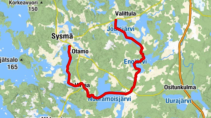 Tainionvirta et Virta, Sysmä