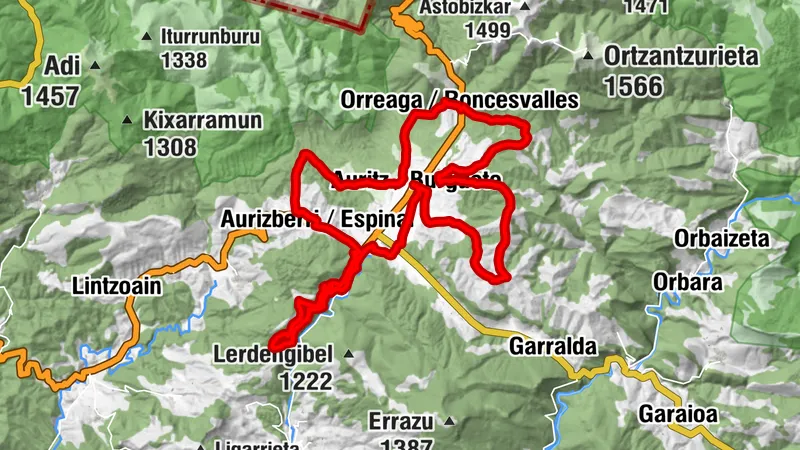 Burguete. The Route of the Estraperlo