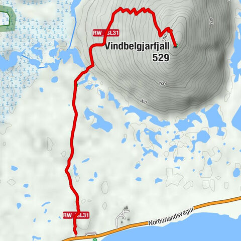 Þingeyjarsveit - Vindbelgjarfjall
