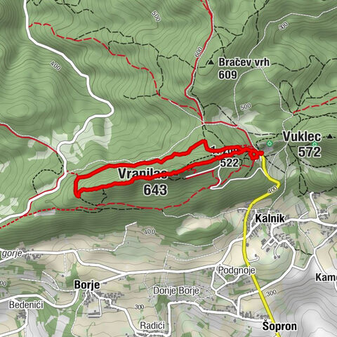 Planinarski dom Kalnik - Sedmi zub - Vranilac