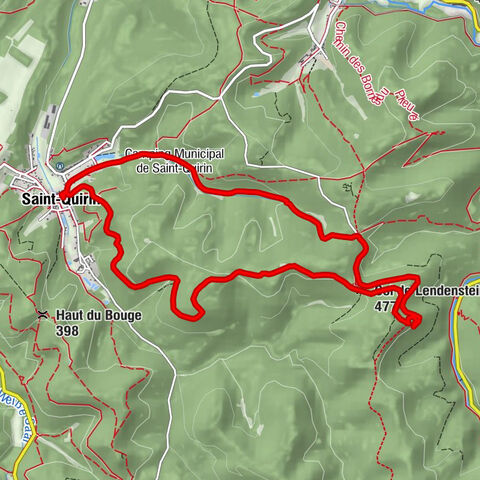 Saint-Quirin - Col de Lendenstein - Belle Roche - Chez Paquita