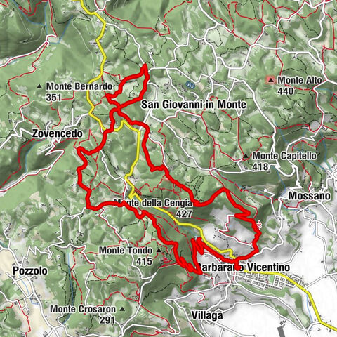 Barbarano Vicentino - Monte della Cengia - Monte Tondo - Roma