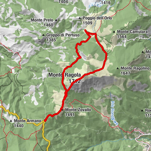 Bedonia - Monte Zovallo - Monte Ragola - Rifugio Monte Ragola