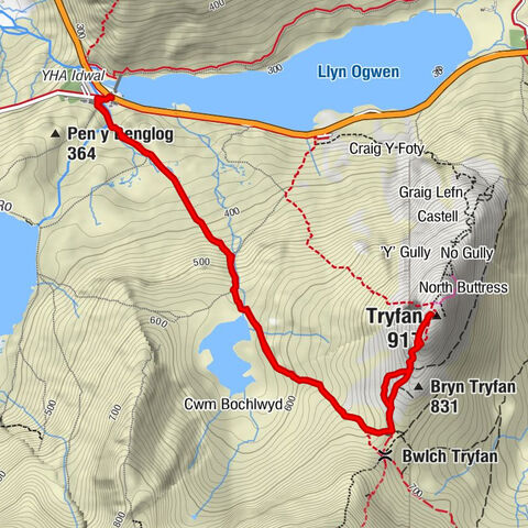 Capel Curig - Tryfan - Bryn Tryfan