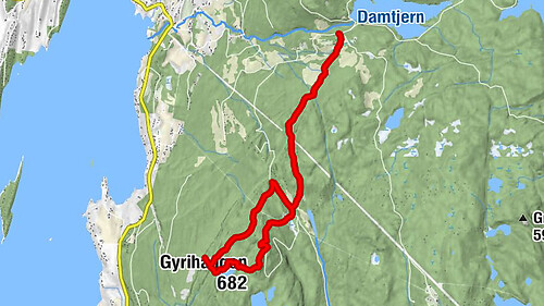 Ringerike - Turistskardet - Gyrihaugseter - Gyrihaugen