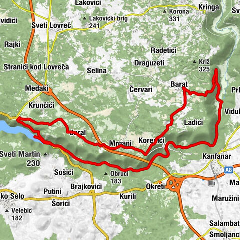 Limski Kanal - Ruinenstadt Dvigrad