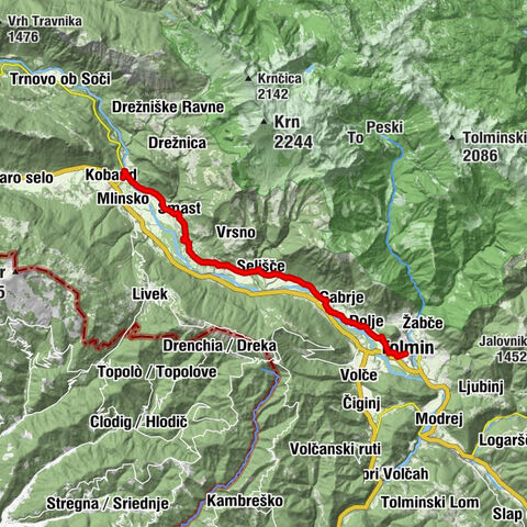 JULIANA TRAIL - étape 12 : Tolmin – Kobarid