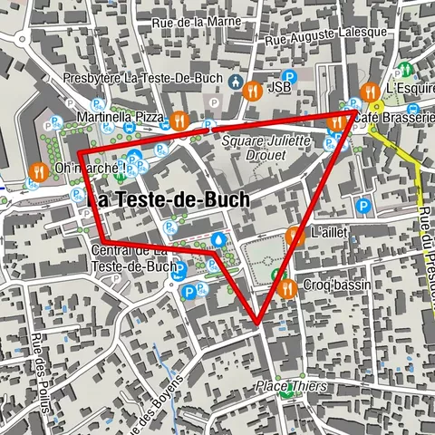 Les Pistes de Robin : les trésors du centre-ville de La Teste-de-Buch (version FALC)