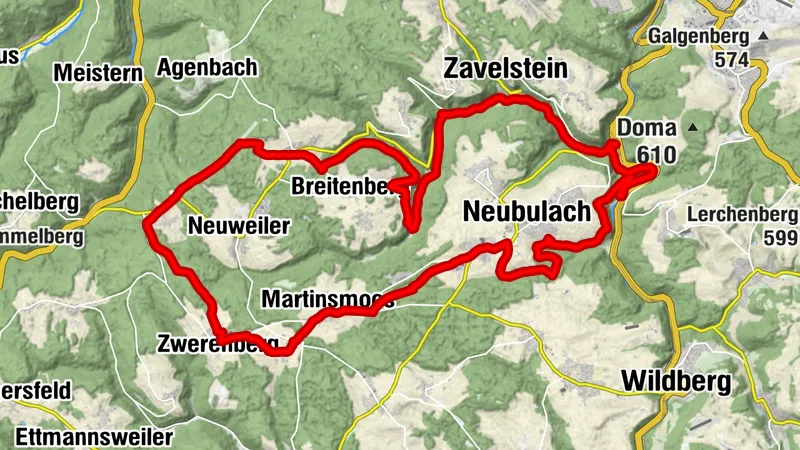 Höhenrädle-Tour Teinachtal