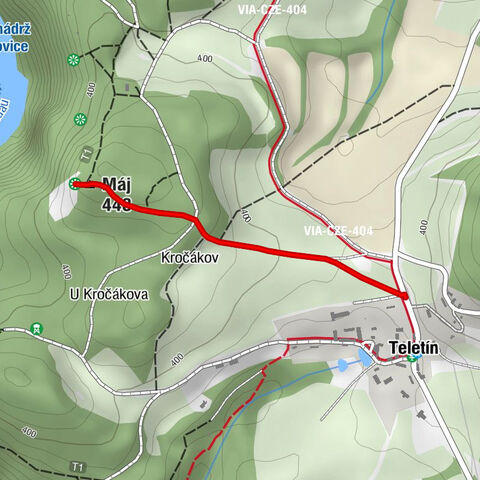 Teletín - Máj - Máj (448 m)