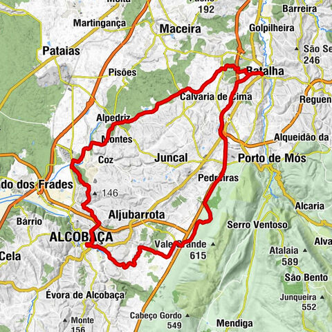 Alcobaça to Batalha to Alcobaça