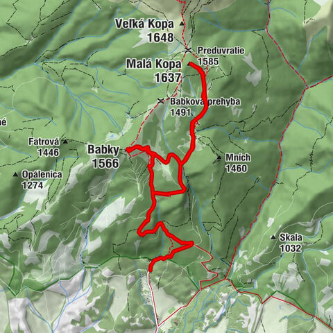 Bobrovec - Partizánsky bunker - Babky - Malá Kopa