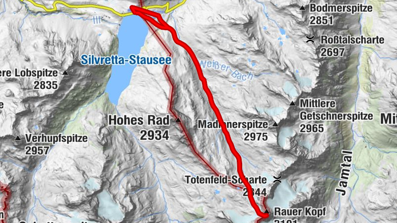 Gaschurn - Berggasthof Piz Buin - Bielerhöhe