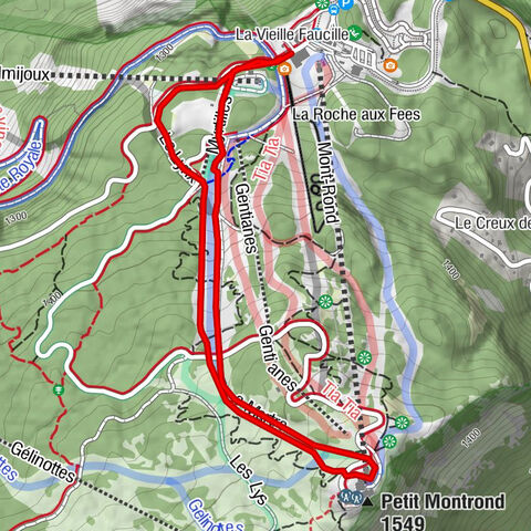 La Vieille Faucille - Myrtilles - Petit Montrond - Mijoux