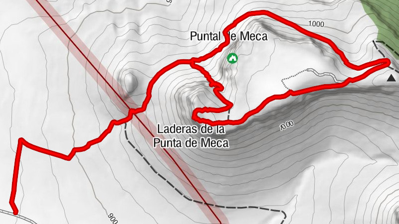 Ayora - Puntal de Meca - Puntal del Mugrón - Fuente de Meca