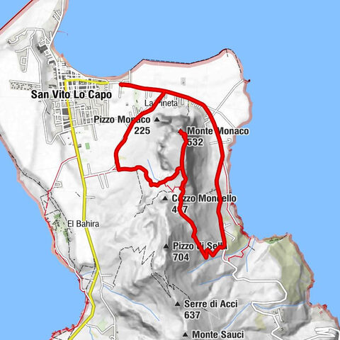 San Vito Lo Capo - Monte Monaco - Zarbo di Mare