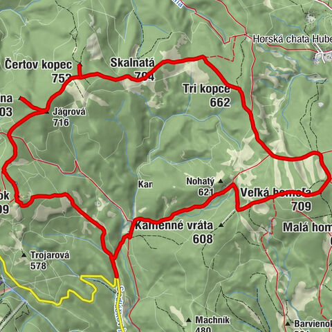 Modra - Veľká homoľa - Čertov kopec - Pezinok