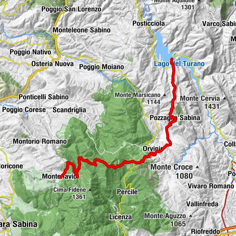 Monteflavio - Cimitero nuovo - Ara D'Ambrosi - Colle S. Martino