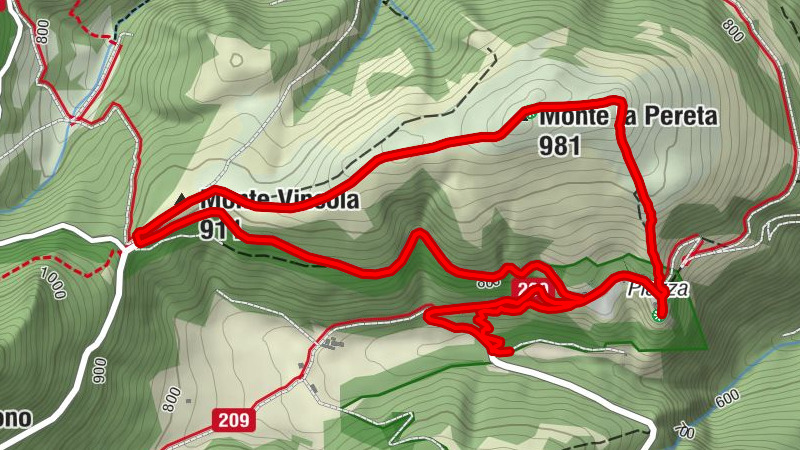 San Severino Marche - Monte Vincola - Monte la Pereta - Il Cantuccio
