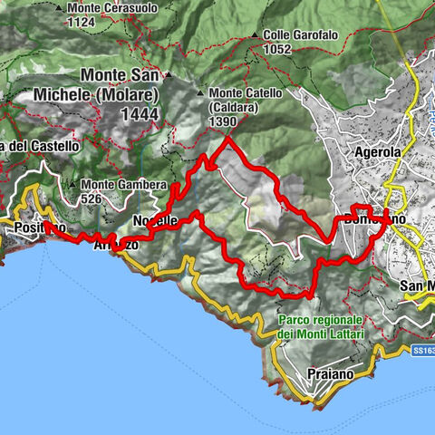 Bomerano - Monte Tre Calli - Monte Calabrice - dell Immacolata