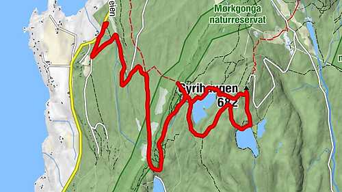 Ringerike - Migardtjernskardet - Migaren - Gyrihaugen