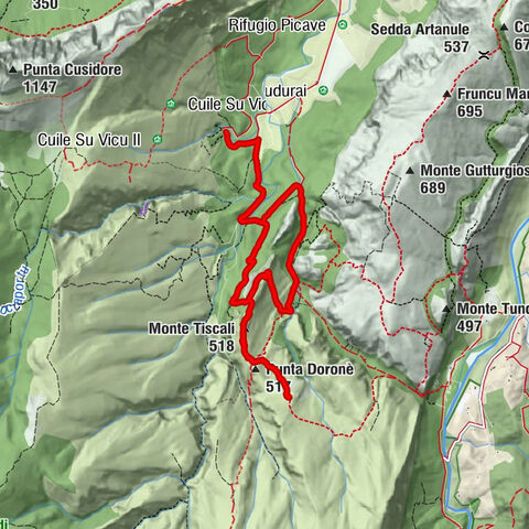 S'istampu 'e Mommotti - Punta Doronè - Monte Tiscali - Ulìana/Oliena