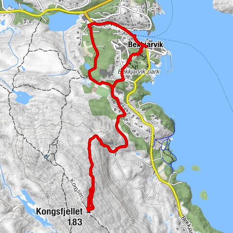 Austevoll - Tonnings Mathus - Kongsfjellet - Bekkjarvik