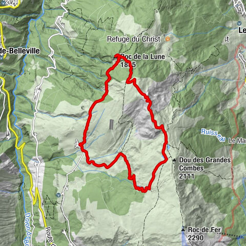Béranger - Roc de la Lune - Col de Leschaux - Dos de Crêt Voland