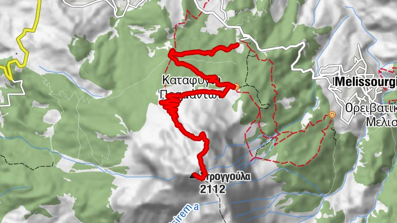 Παιδική χαρά - Καταφύγιο Πραμάντων - Στρογγούλα