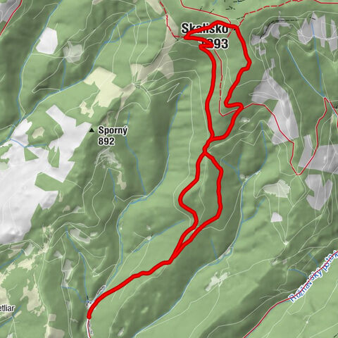 Čučma - Skalisko - Chata Volovec - Nad prameňom