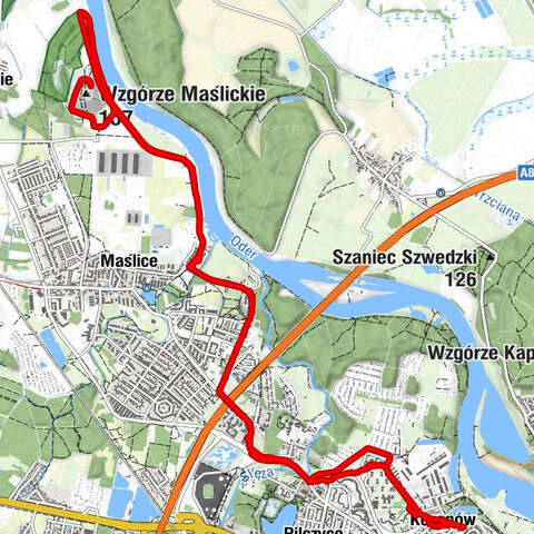 Wrocław - Kozanów - Wzgórze Maślickie