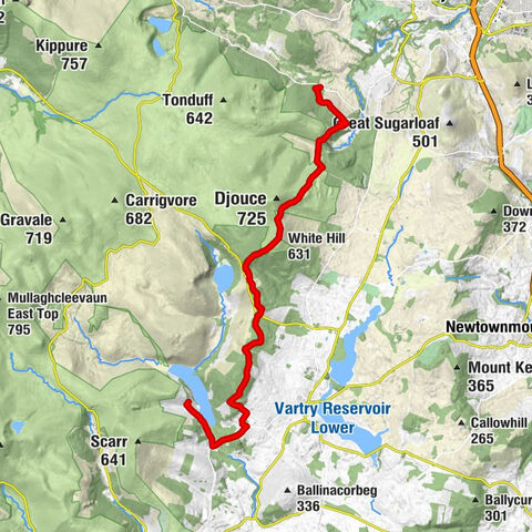 Deerpark - White Hill - Robber's Pass Hill - Ballinastoe