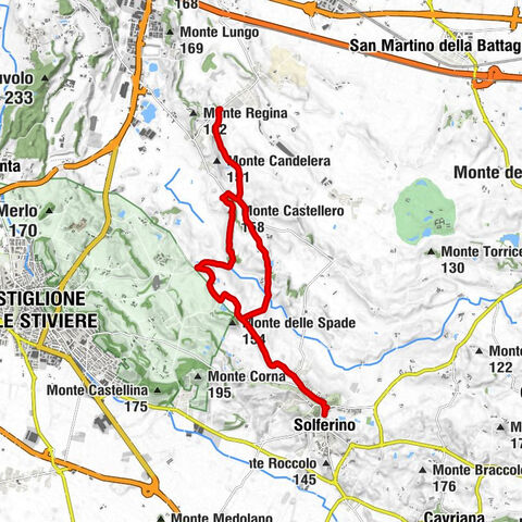 Solferino - Monte Pelato - Monte Castellero - Lonato del Garda