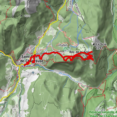 Saint-Pierre-de-Chartreuse - Bec de la Scia - Église Saint-Pierre