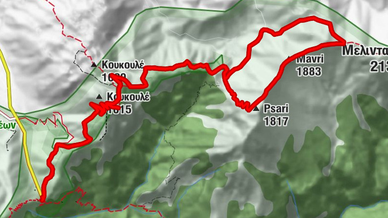 Φαράγγι της Σαμαριάς - Είσοδος - Κουκουλέ - Psari - Mavri
