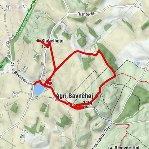 Syddjurs Kommune - Agri Kirke - Stabelhøje - Agri Bavnehøj