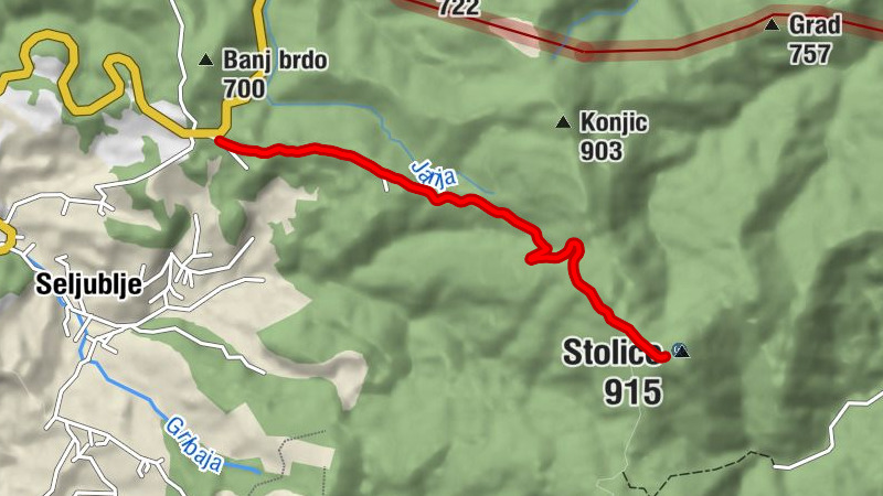 Općina Sapna - Stolice