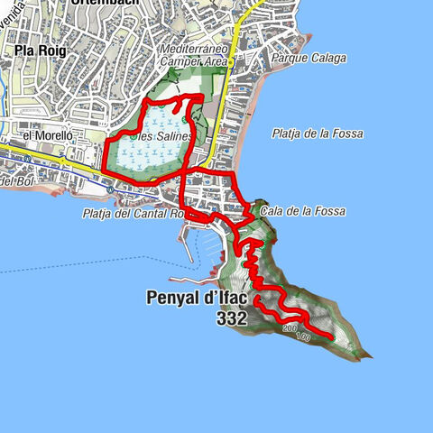 Calp - Pasarela Mirador Las Salinas - Penyal d'Ifac