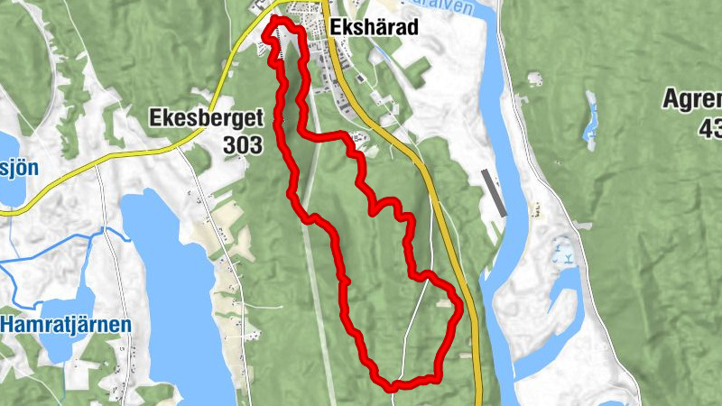 Hagfors kommun - Nygård - Ekesberget