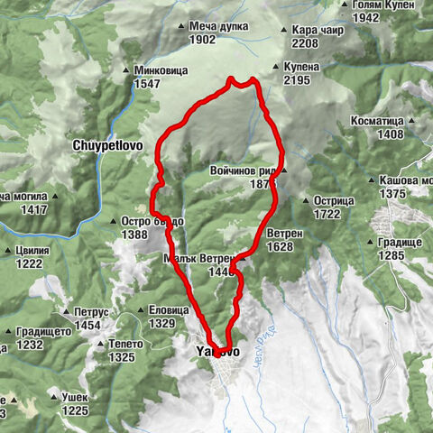 Ярлово - Ветрен - Ярловски Купен - Кръчмата