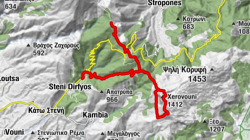 Άγιοι Ανάργυροι - Άγιος Κήρυκος - Xerovouni - Καταφύγιο Μιχάλης Νικολάου