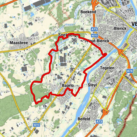 Baarlo - Annakapel - Spekberg - Venlo