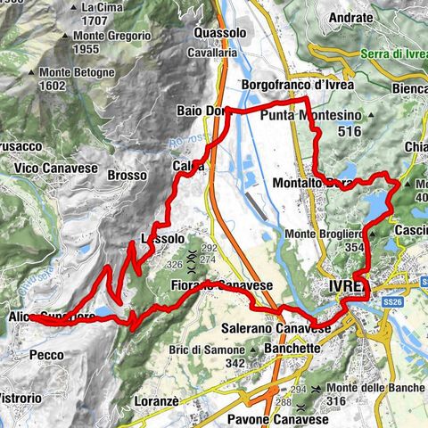 IVREA anneau Ivrea - Alice Superiore