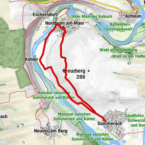 Sommerach - Nordheim am Main - Escherndorf - Köhler
