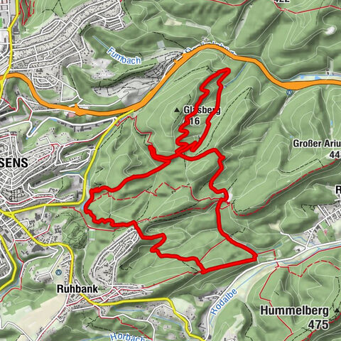 Forsthaus Beckenhof - Pirmasens - Waldhaus Starkenbrunnen - Lemberg