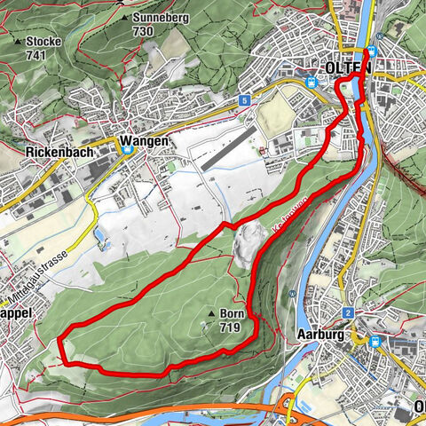 Olten - Bornwald - Heidenhöhle